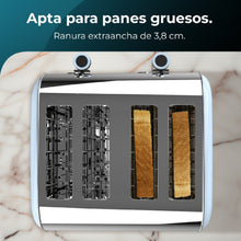 Carica l'immagine nel visualizzatore di Gallery, Tostapane Toastin' Time 1500 Double Blue-05