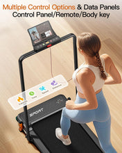 Carica l'immagine nel visualizzatore di Gallery, Tapis Roulant Pieghevole 2 in 1 con Display LED