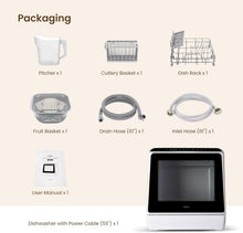 Carica l'immagine nel visualizzatore di Gallery, Lavastoviglie compatta da appoggio R01