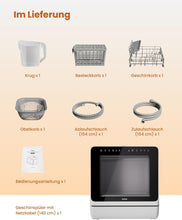 Carica l'immagine nel visualizzatore di Gallery, Lavastoviglie compatta da appoggio R09