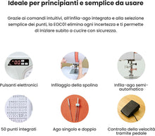 Carica l'immagine nel visualizzatore di Gallery, Macchina da cucire EOC01