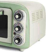 Carica l'immagine nel visualizzatore di Gallery, Ariete Forno Vintage Verde (0979/04) 18L 3 Posizioni Cottura Timer 60 Min 1380W