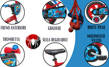Carica l'immagine nel visualizzatore di Gallery, Bicicletta 12' Spiderman 21141