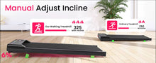 Carica l'immagine nel visualizzatore di Gallery, Tapis roulant elettrico con inclinazione manuale 6%