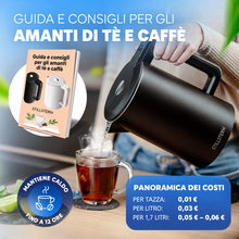 Carica l'immagine nel visualizzatore di Gallery, Stillstern Bollitore Elettrico 1,7L con Controllo Temperatura 40-55-70-85-100°C, 2200W, Mantenimento Calore 12h, Beccuccio Precisione Acciaio Inox