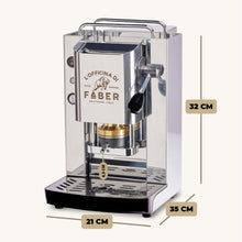 Carica l'immagine nel visualizzatore di Gallery, Faber Pro Total Inox Basic Macchina Per Caffe'' Pressacialda In Ottone Elettrovalvola E Termostato 95 Telaio In Acciaio