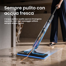 Carica l'immagine nel visualizzatore di Gallery, Lavapavimenti Elettrico con Sistema a Doppio Serbatoio