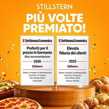 Carica l'immagine nel visualizzatore di Gallery, Stillstern Friggitrice ad Aria 12L MULTI-FryHD 1800W XXL, 12 Programmi, Touch LED, Preriscaldamento, Mantenimento Caldo, Senza Olio, Nero
