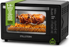 Carica l'immagine nel visualizzatore di Gallery, Stillstern Mini Forno Ventilato 35L con 13 Programmi, Timer 8h, Scongelamento, Mantenimento Caldo, Rivestimento Antiaderente, Pizza Ø28