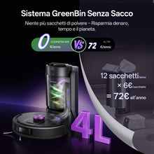 Carica l'immagine nel visualizzatore di Gallery, Robot Aspirapolvere Lavapavimenti W15