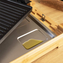 Carica l'immagine nel visualizzatore di Gallery, Piastra-grill elettrica Tasty&Grill 2000 Bamboo Black