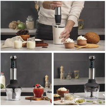 Carica l'immagine nel visualizzatore di Gallery, Frullatore ad immersione Power TitanBlack 1500 XL Cream&Crush