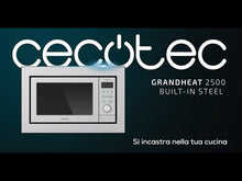 Carica e avvia il video nel visualizzatore di galleria, Microonde da incasso GrandHeat 2500 Built-in SteelBlack