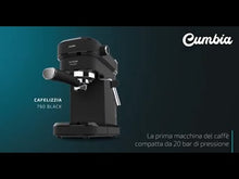 Carica e avvia il video nel visualizzatore di galleria, Caffettiera Express a Leva Cafelizzia 790 Black 1,2 L 1350W