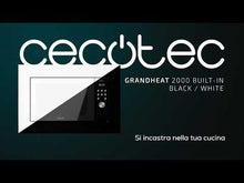 Carica e avvia il video nel visualizzatore di galleria, Microonde da incasso GrandHeat 2000 Built-In White