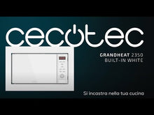 Carica e avvia il video nel visualizzatore di galleria, Microonde da incasso GrandHeat 2350 Built-In White