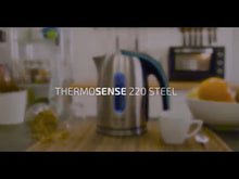 Carica e avvia il video nel visualizzatore di galleria, Bollitore Elettrico ThermoSense 220 Steel