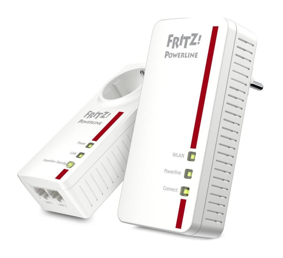 Kit Adattatore Di Rete Powerline Fritz 1260E 1200 Mbps Wireless (20002819)