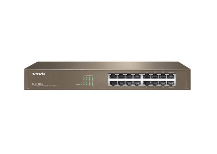 Switch Rete 16 Porte Teg1016D Gigabit Ethernet (10/100/1000) Rack 1U