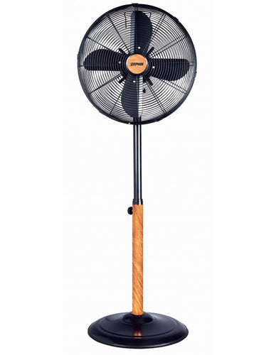 Ventilatore A Piantana Pl41Le A Pale Oscillante 40 Cm. Effetto Legno