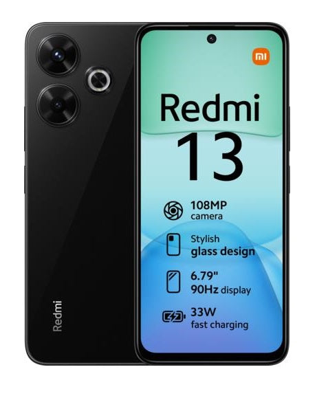 Smartphone Redmi 13 256Gb Midnight Black Nero Dual Sim