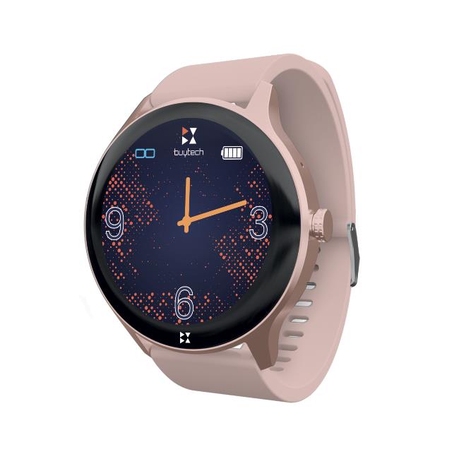 Smartwatch Buytech By-Beta-Pk Cassa Rosa Cinturino Rosa