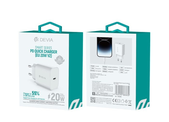 Carica Batterie Rapido Tipo-C Pd 20W (Dechgpd830W)