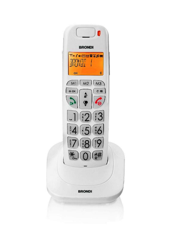 Telefono Cordless Bravo Bright Bianco