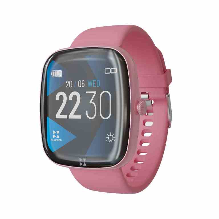 Smartwatch Buytech By-Gamma-Pk Cassa Rosa Cinturino Silicone