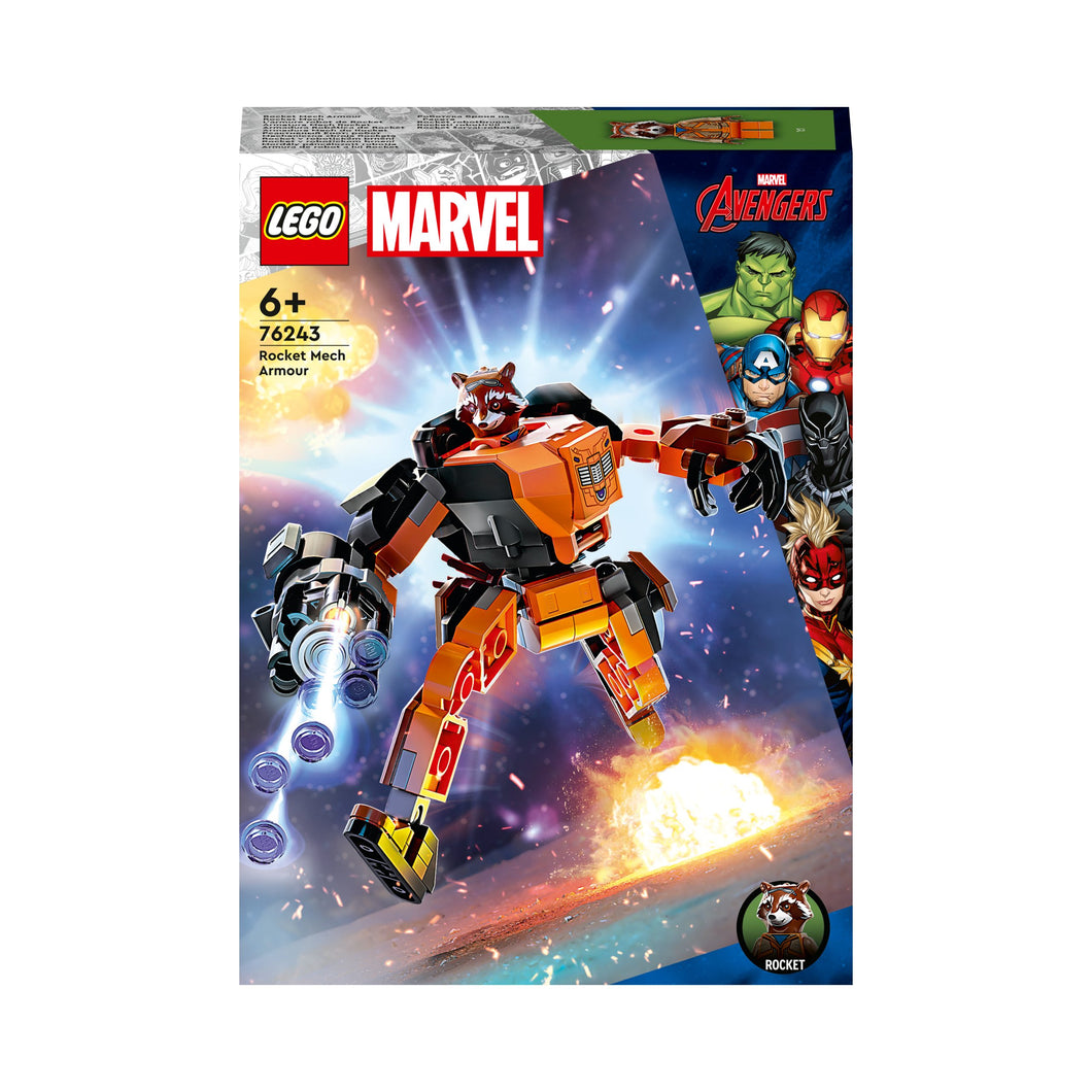 76243 LEGO Super Heroes - Armatura Mech di Rocket