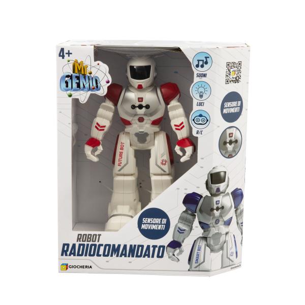 Mr Genio - Robot Rc Gigante Bianco/Rosso