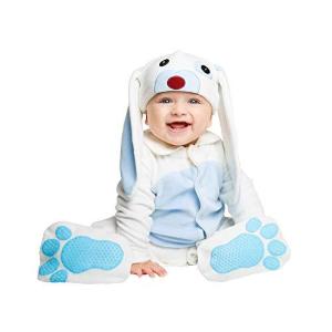 Costume Bambini Orsetto Baby C/Ciuccio Azzurro 1/2Anni