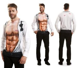 Costume Uomo Maglia 3D Sexi Gigolo L -000851-