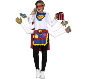 Costume Donna Super Mamma Ad M/L