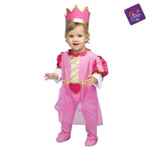 Costume Bambini Principessa Rosa 1/2 Anni