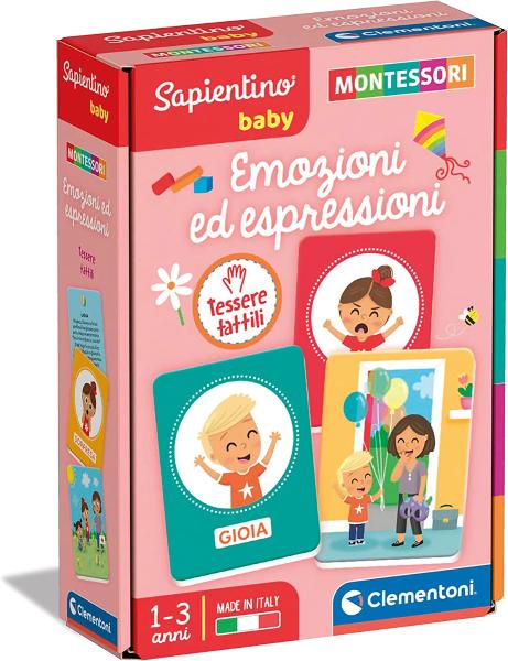 SAPIENTINO BABY MONTESSORI CARD EMOZIONI ED ESPRESSIONI