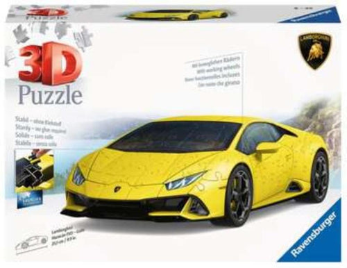 Puzzle 3D Lamborghini Gialla Huraca Evo