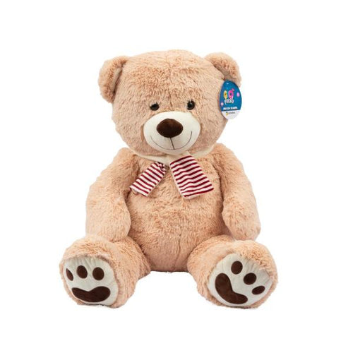 Gio' Plush - Peluche Orso Toby Con Sciarpa 60 Cm