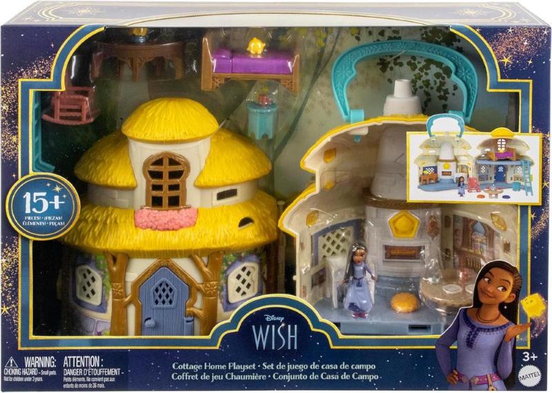 Disney Wish Playset Portatile Casa Di Asha Di Rosas