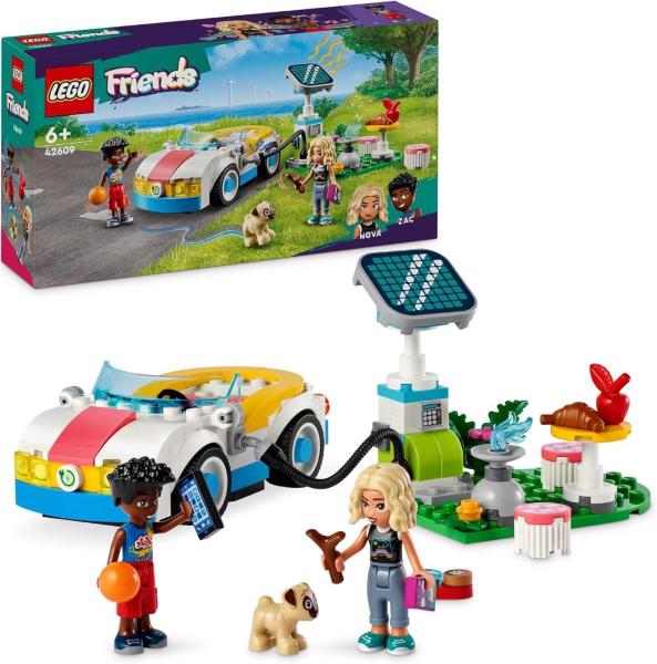 LEGO FRIENDS AUTO ELETTRICA E CARICABATTERIE