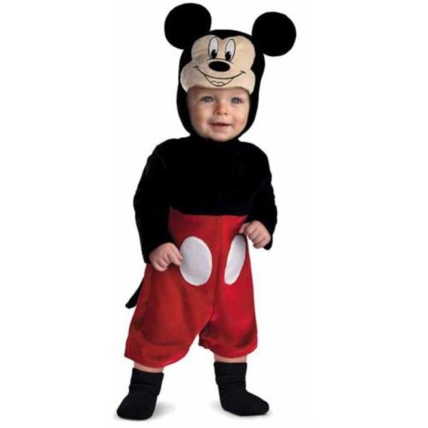 COSTUME MICKEY MOUSE DISNEY CLASSIC TAGLIA 12-18 MESI