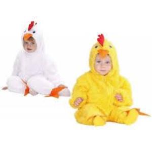 Costume Bambini Pulcino Fuzzy Bambino 2 Col.