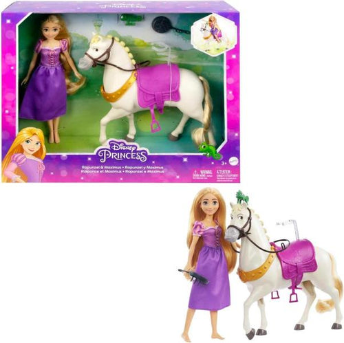 Bambola Principessa Disney Rapunzel Con Cavallo Maximus