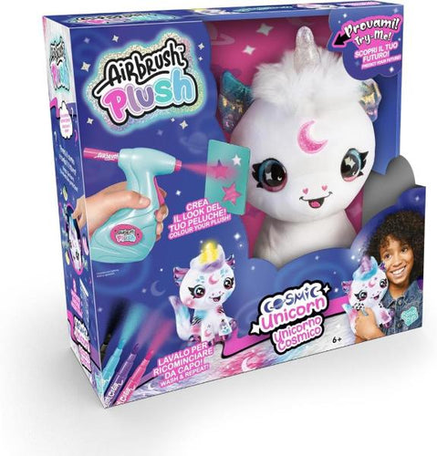 Airbrush Plush Peluche Unicorno Cosmico