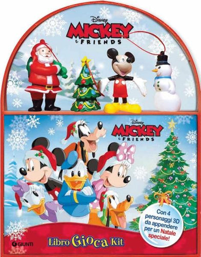 Natale Topolino Mickey & Friends Libro Gioca Kit