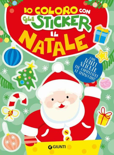 Io Coloro Con Gli Stickers Il Natale