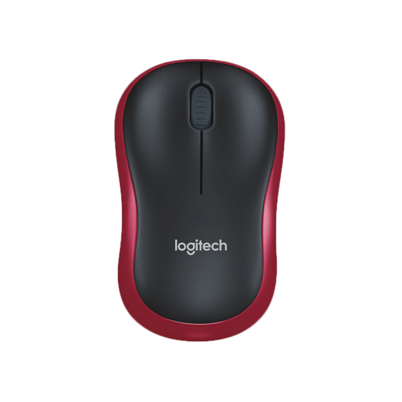 Mouse Logitech M185 - Wireless Red 910-002237