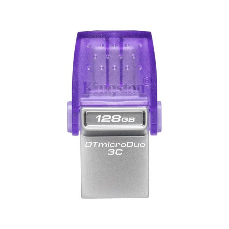 Kingston Datatraveler Microduo 3C 128Gb (Dtduo3Cg3/128Gb)-Pen Drive 128Gb Doppia Interfaccia Usb-A/Type-C