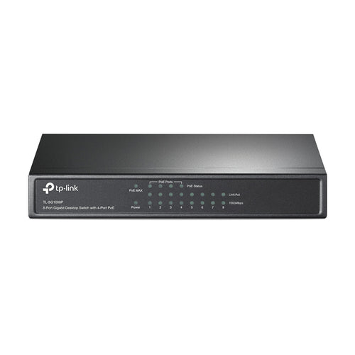 Tp-Link Tl-Sg1008P - Switch 8 Porte 10/100/1000 Con 4Pt Poe