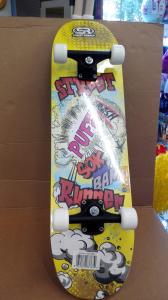 Skateboard Cm.80 Legno 4 Colori Kg.50